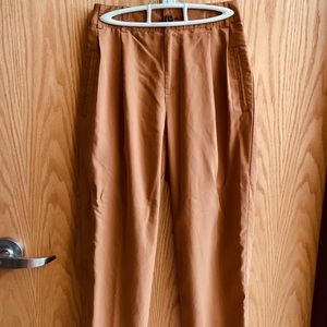 Silk/ chiffon high waisted pants.